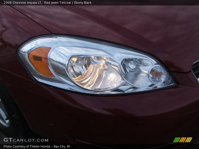 Red Jewel Tintcoat / Ebony Black 2008 Chevrolet Impala LT