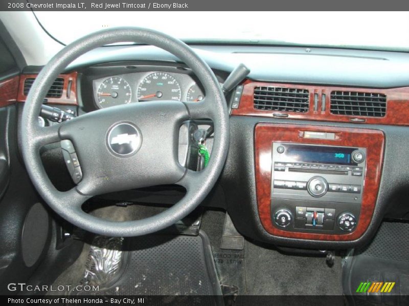 Red Jewel Tintcoat / Ebony Black 2008 Chevrolet Impala LT