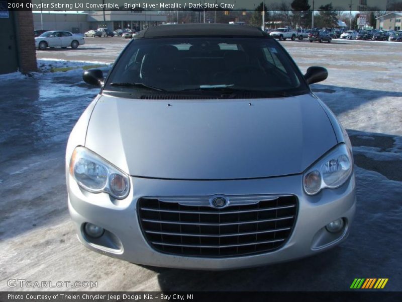 Bright Silver Metallic / Dark Slate Gray 2004 Chrysler Sebring LXi Convertible