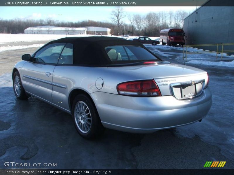 Bright Silver Metallic / Dark Slate Gray 2004 Chrysler Sebring LXi Convertible