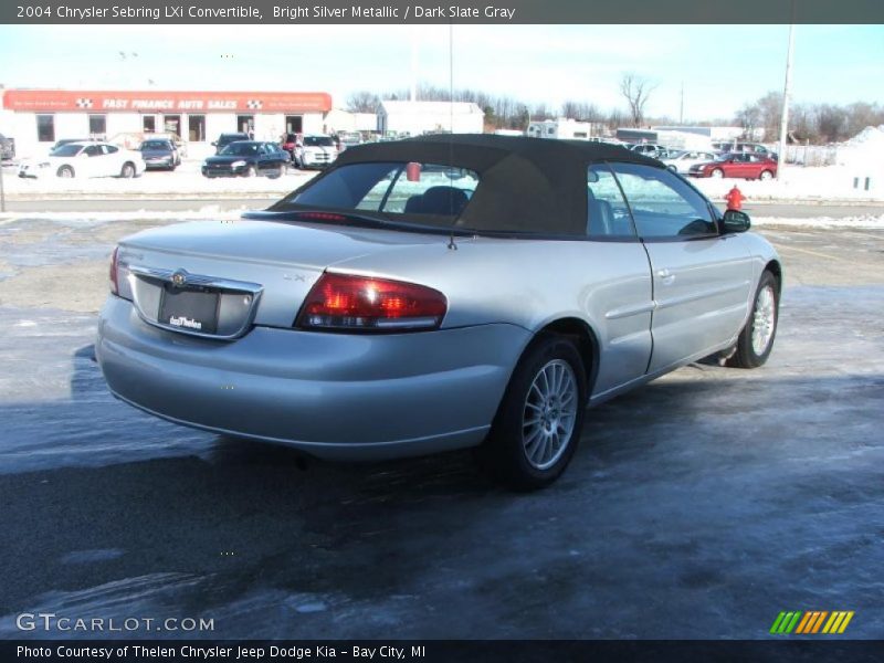 Bright Silver Metallic / Dark Slate Gray 2004 Chrysler Sebring LXi Convertible