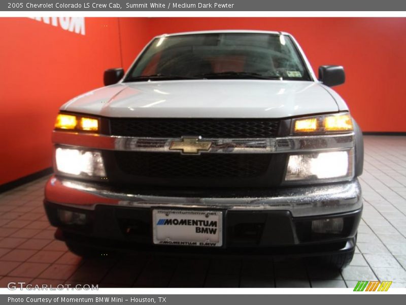 Summit White / Medium Dark Pewter 2005 Chevrolet Colorado LS Crew Cab