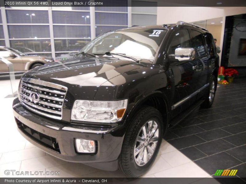 Liquid Onyx Black / Graphite 2010 Infiniti QX 56 4WD