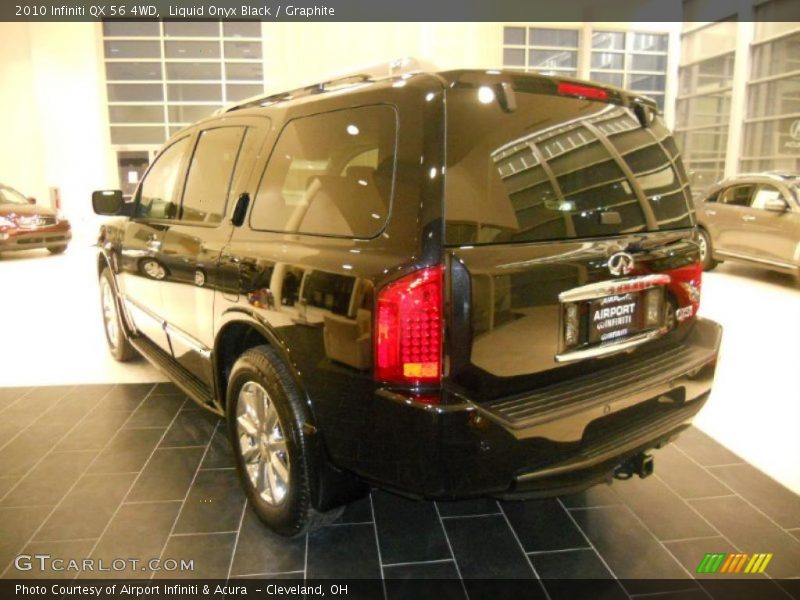 Liquid Onyx Black / Graphite 2010 Infiniti QX 56 4WD