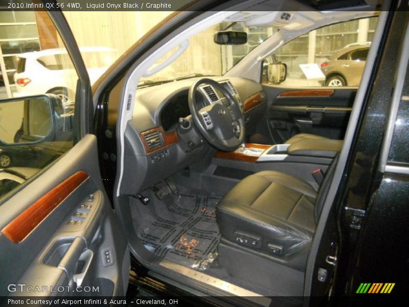  2010 QX 56 4WD Graphite Interior