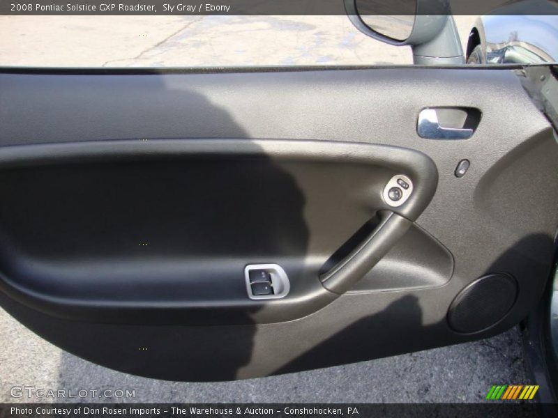 Sly Gray / Ebony 2008 Pontiac Solstice GXP Roadster