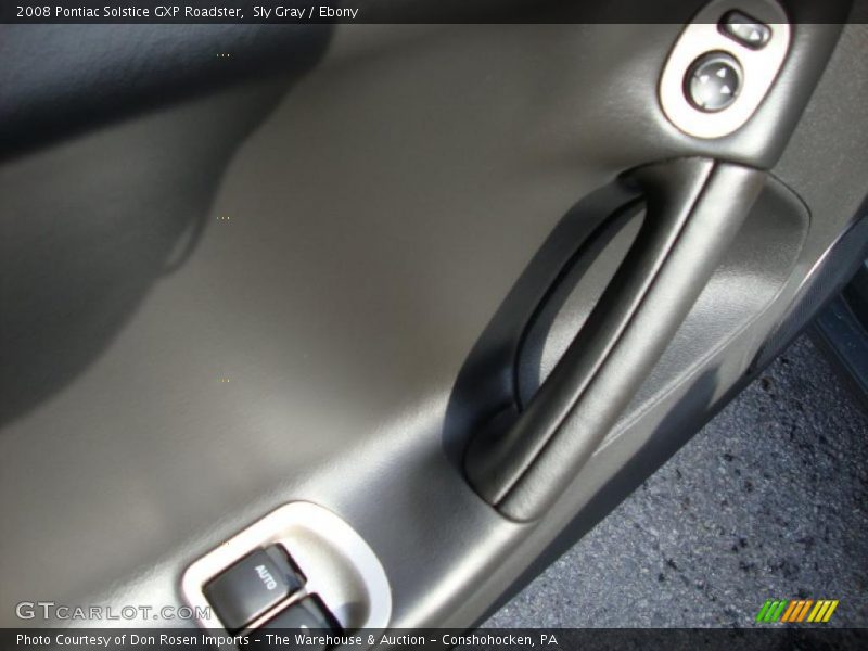 Sly Gray / Ebony 2008 Pontiac Solstice GXP Roadster