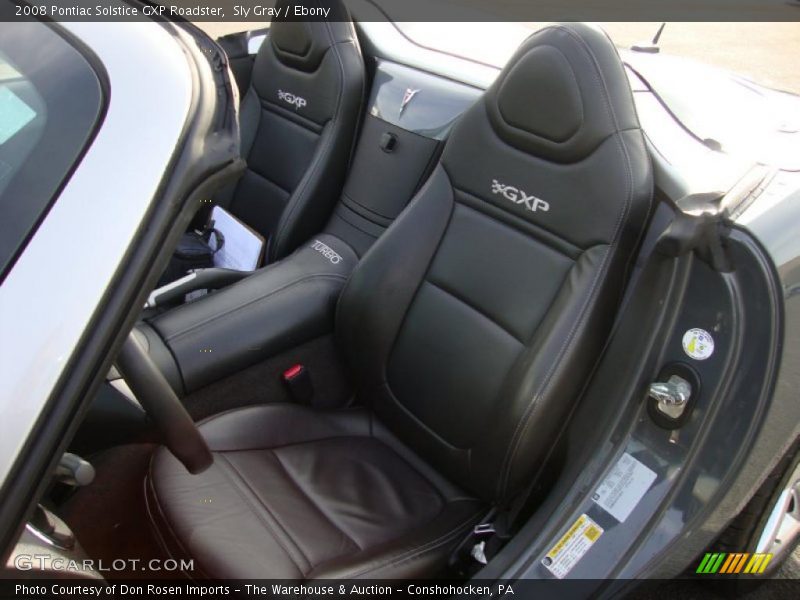  2008 Solstice GXP Roadster Ebony Interior