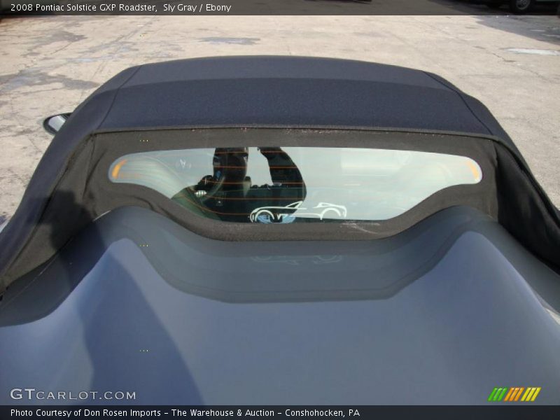 Sly Gray / Ebony 2008 Pontiac Solstice GXP Roadster