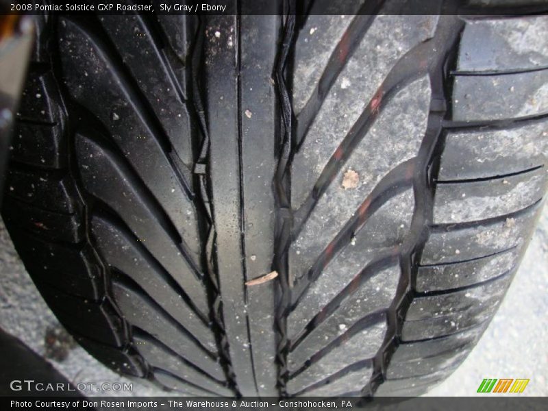 Sly Gray / Ebony 2008 Pontiac Solstice GXP Roadster