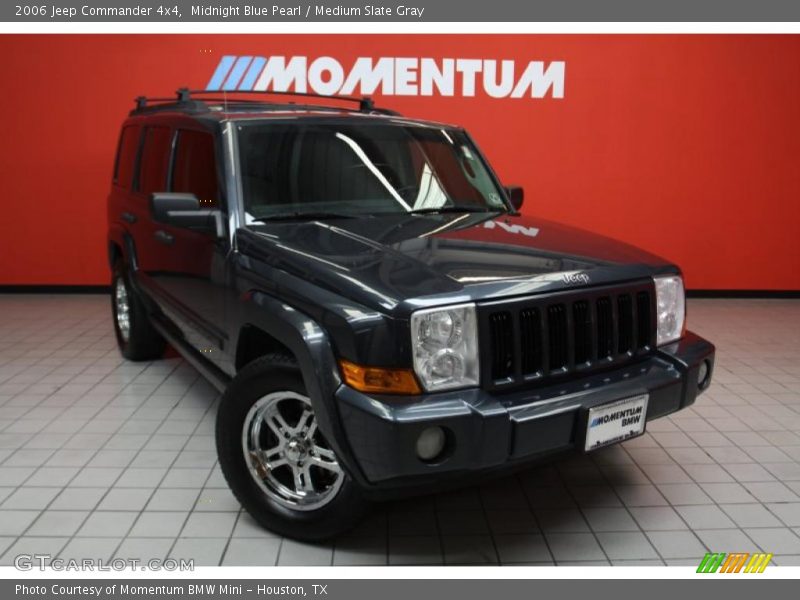 Midnight Blue Pearl / Medium Slate Gray 2006 Jeep Commander 4x4