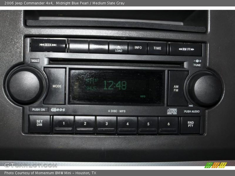 Midnight Blue Pearl / Medium Slate Gray 2006 Jeep Commander 4x4