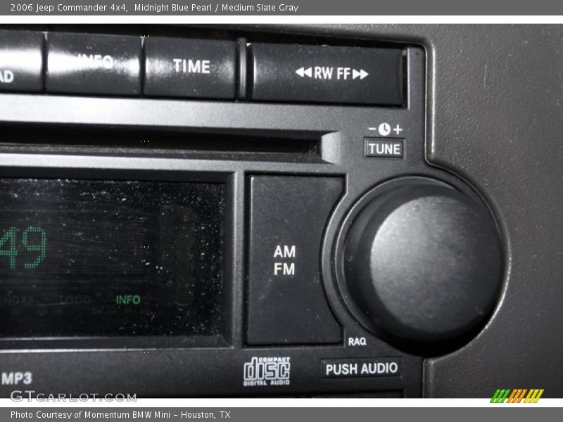 Midnight Blue Pearl / Medium Slate Gray 2006 Jeep Commander 4x4