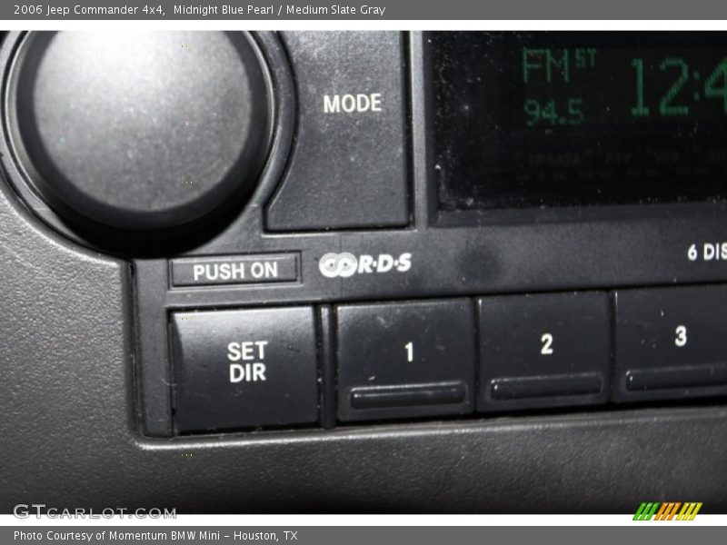 Midnight Blue Pearl / Medium Slate Gray 2006 Jeep Commander 4x4