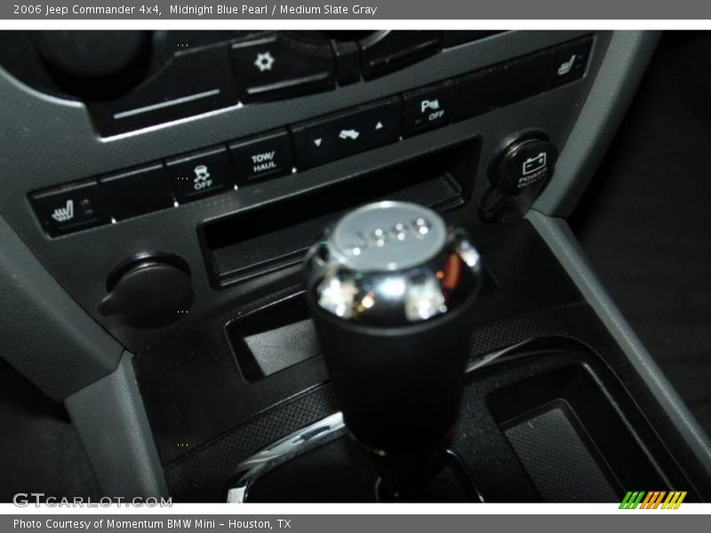 Midnight Blue Pearl / Medium Slate Gray 2006 Jeep Commander 4x4