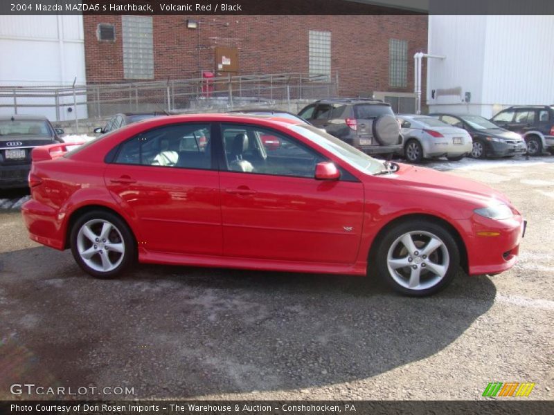 Volcanic Red / Black 2004 Mazda MAZDA6 s Hatchback