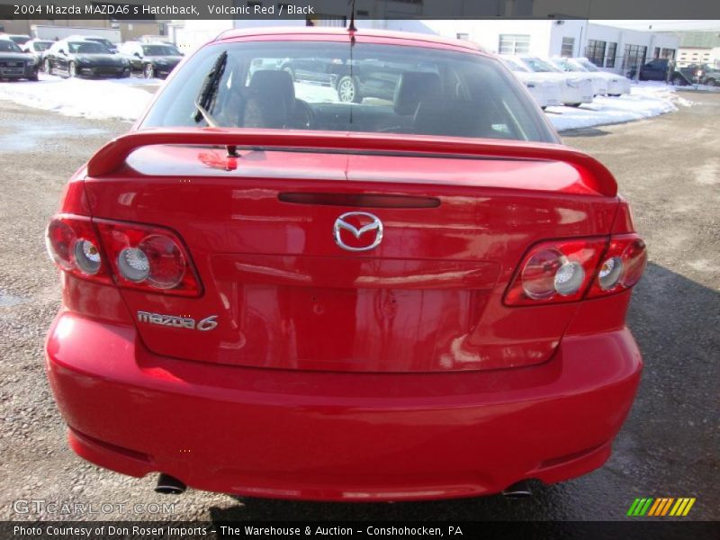 Volcanic Red / Black 2004 Mazda MAZDA6 s Hatchback