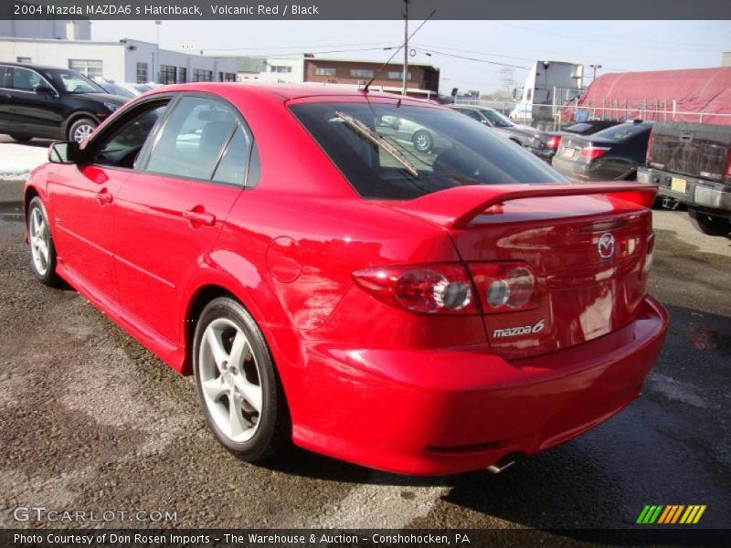 Volcanic Red / Black 2004 Mazda MAZDA6 s Hatchback