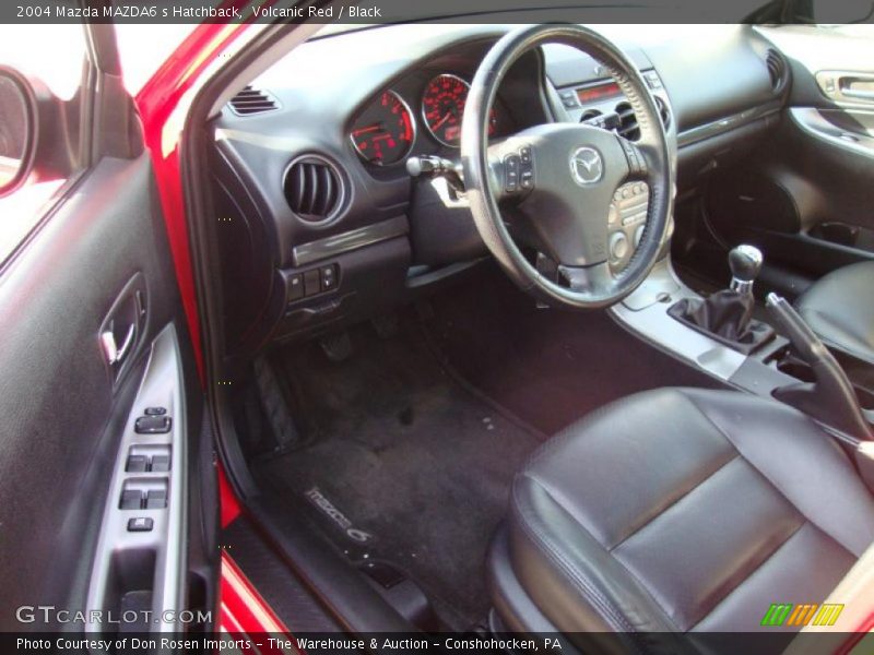  2004 MAZDA6 s Hatchback Black Interior