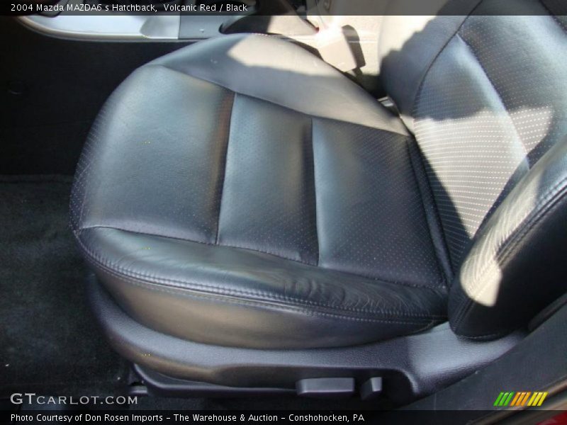 Volcanic Red / Black 2004 Mazda MAZDA6 s Hatchback