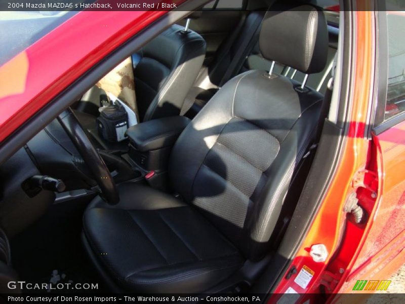 Volcanic Red / Black 2004 Mazda MAZDA6 s Hatchback