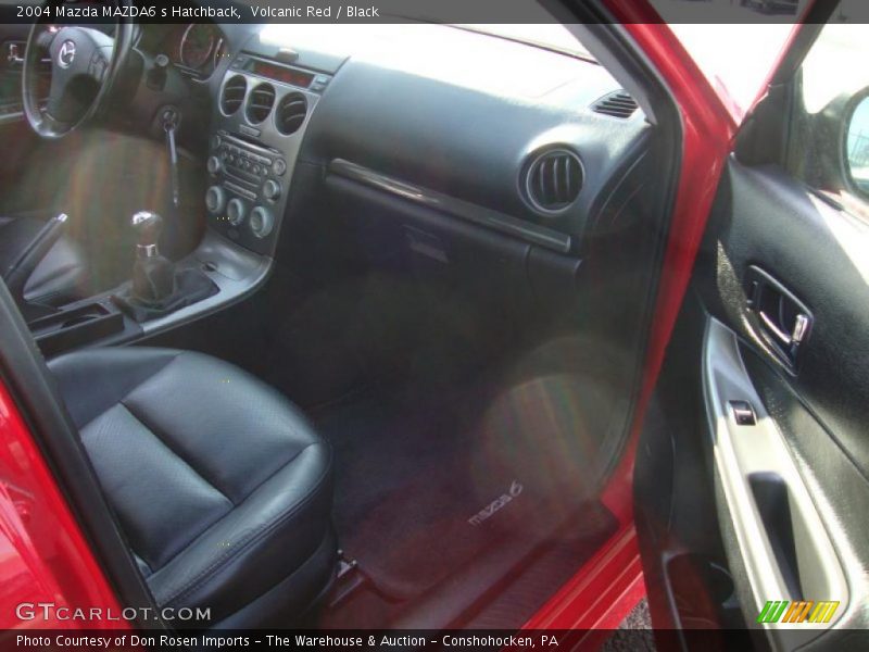 Volcanic Red / Black 2004 Mazda MAZDA6 s Hatchback