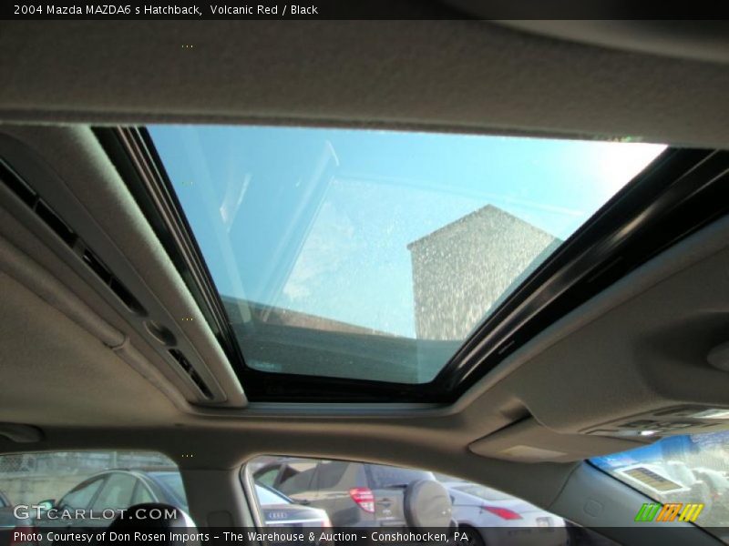 Volcanic Red / Black 2004 Mazda MAZDA6 s Hatchback