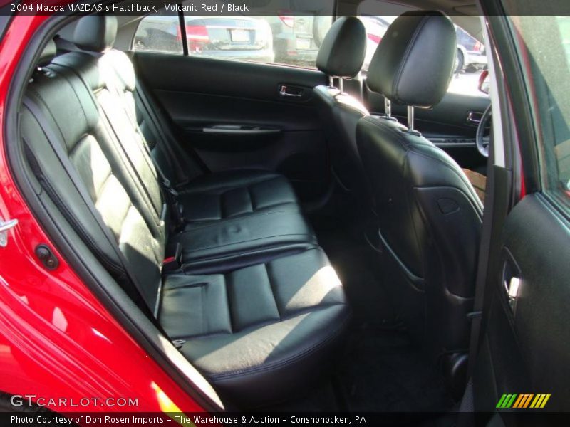 Volcanic Red / Black 2004 Mazda MAZDA6 s Hatchback