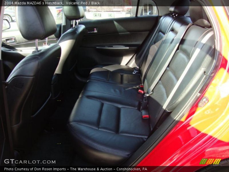 Volcanic Red / Black 2004 Mazda MAZDA6 s Hatchback
