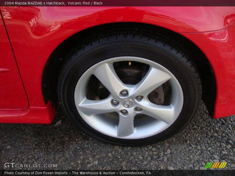 Volcanic Red / Black 2004 Mazda MAZDA6 s Hatchback