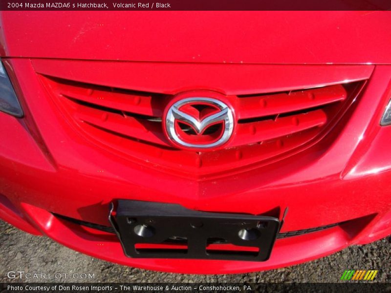 Volcanic Red / Black 2004 Mazda MAZDA6 s Hatchback