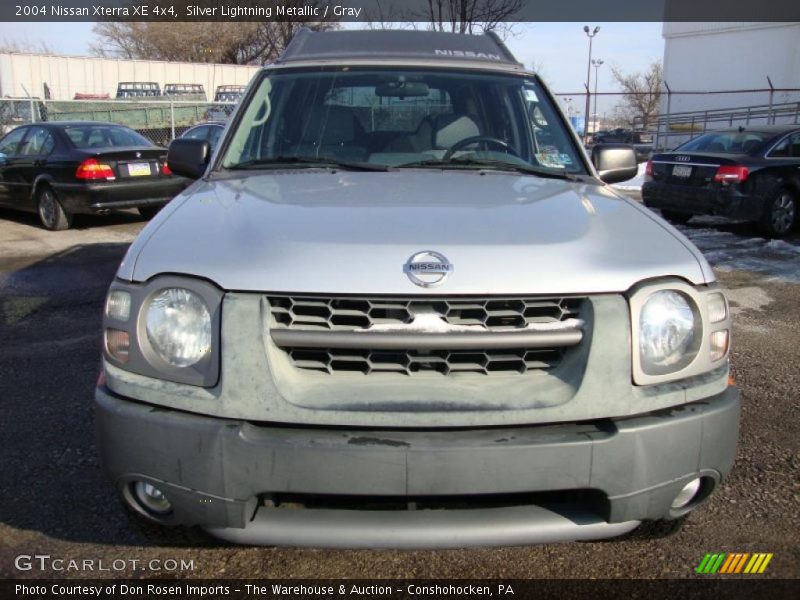 Silver Lightning Metallic / Gray 2004 Nissan Xterra XE 4x4