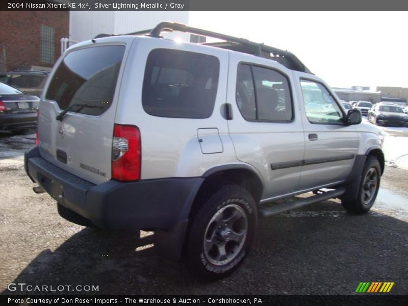 Silver Lightning Metallic / Gray 2004 Nissan Xterra XE 4x4