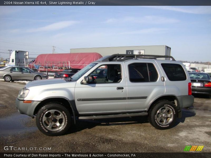 Silver Lightning Metallic / Gray 2004 Nissan Xterra XE 4x4