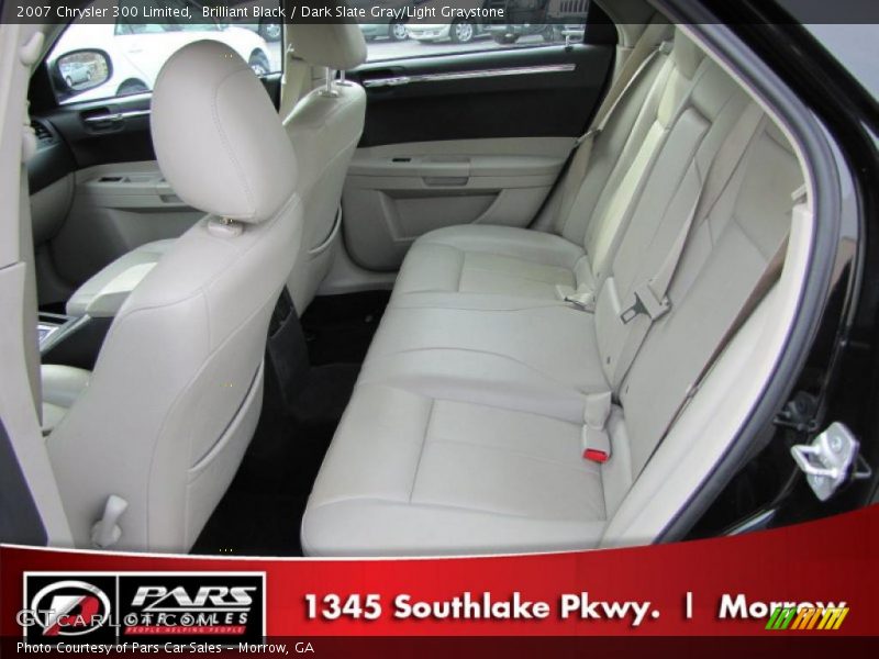 Brilliant Black / Dark Slate Gray/Light Graystone 2007 Chrysler 300 Limited