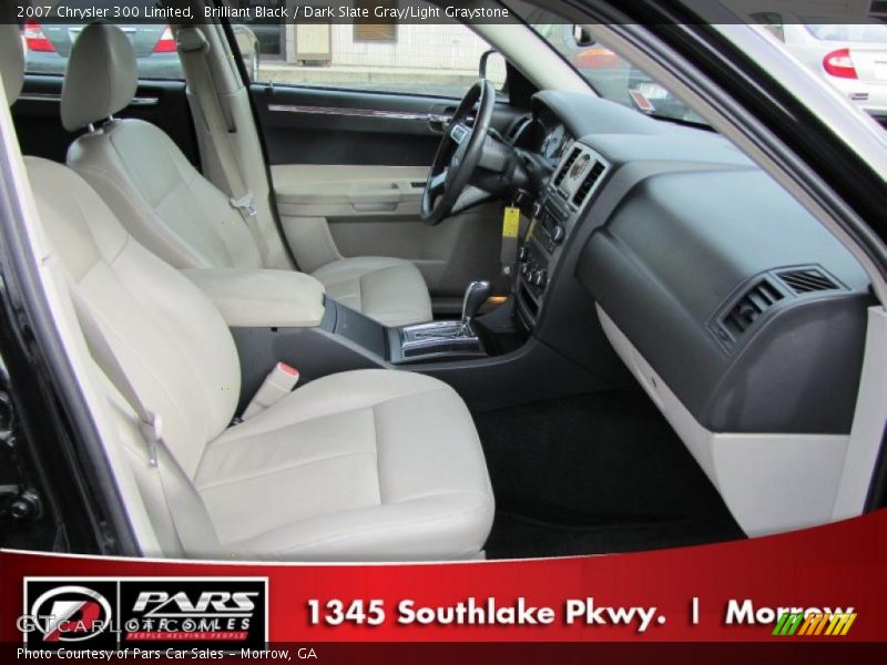 Brilliant Black / Dark Slate Gray/Light Graystone 2007 Chrysler 300 Limited