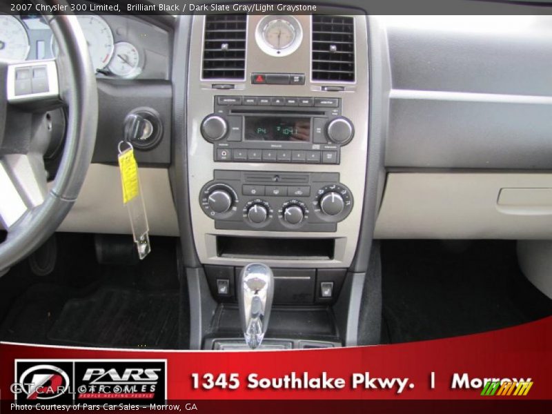 Brilliant Black / Dark Slate Gray/Light Graystone 2007 Chrysler 300 Limited