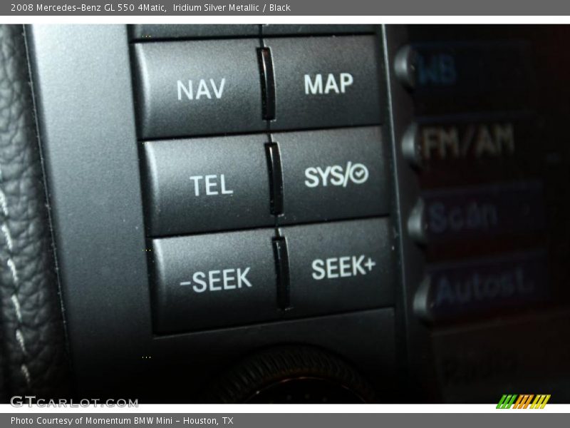 Iridium Silver Metallic / Black 2008 Mercedes-Benz GL 550 4Matic