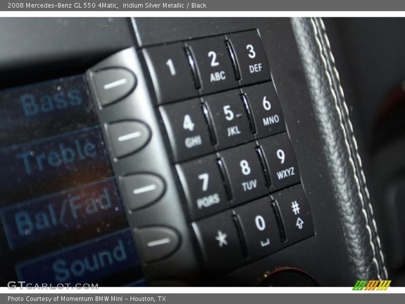Iridium Silver Metallic / Black 2008 Mercedes-Benz GL 550 4Matic