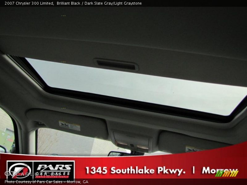 Brilliant Black / Dark Slate Gray/Light Graystone 2007 Chrysler 300 Limited