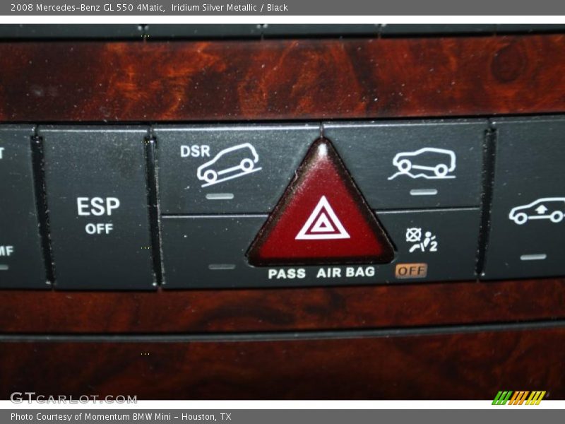 Iridium Silver Metallic / Black 2008 Mercedes-Benz GL 550 4Matic
