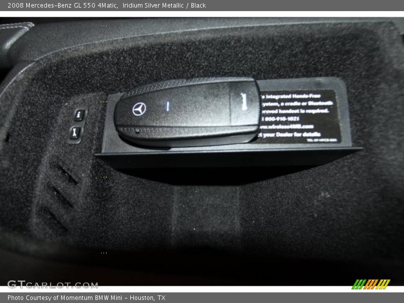 Iridium Silver Metallic / Black 2008 Mercedes-Benz GL 550 4Matic