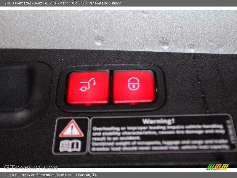 Iridium Silver Metallic / Black 2008 Mercedes-Benz GL 550 4Matic