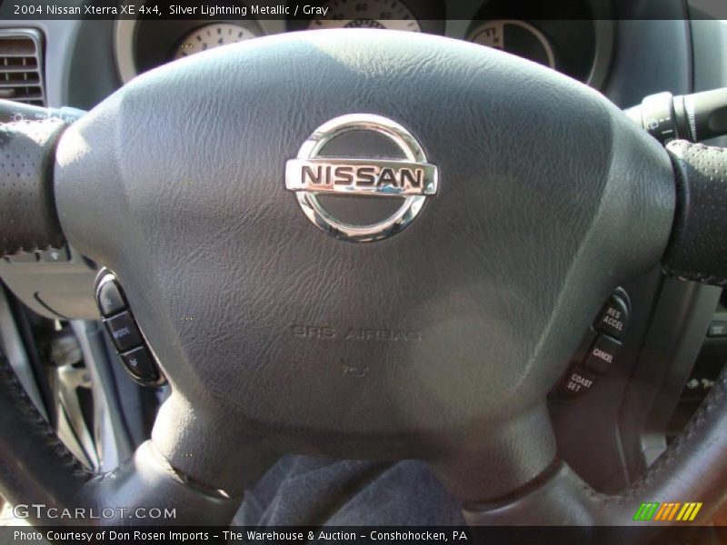 Silver Lightning Metallic / Gray 2004 Nissan Xterra XE 4x4