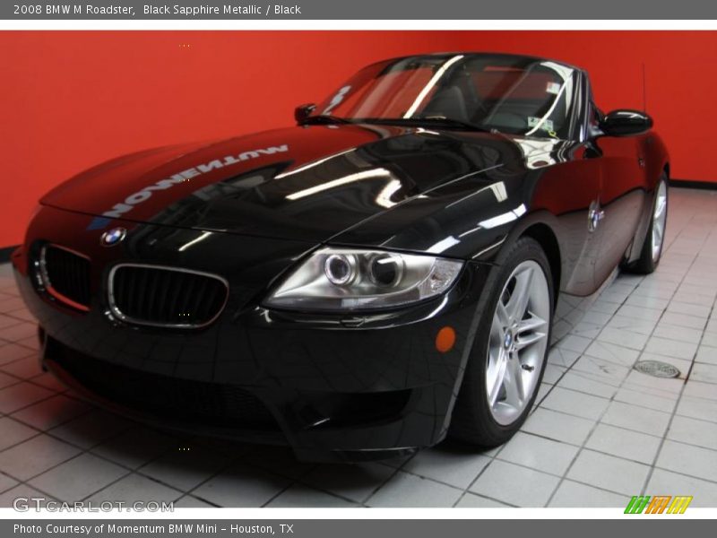 Black Sapphire Metallic / Black 2008 BMW M Roadster