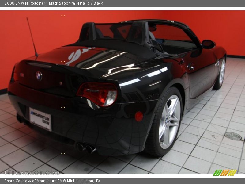 Black Sapphire Metallic / Black 2008 BMW M Roadster