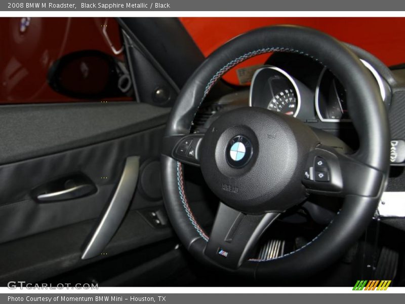 Black Sapphire Metallic / Black 2008 BMW M Roadster