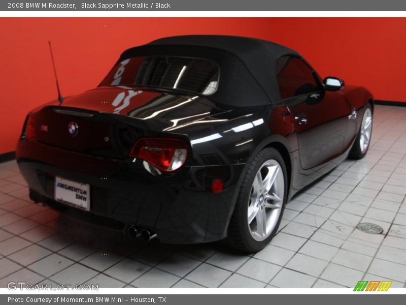 Black Sapphire Metallic / Black 2008 BMW M Roadster