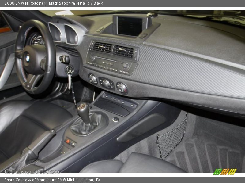 Black Sapphire Metallic / Black 2008 BMW M Roadster