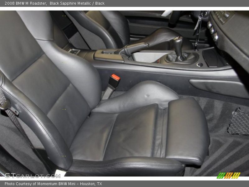 Black Sapphire Metallic / Black 2008 BMW M Roadster